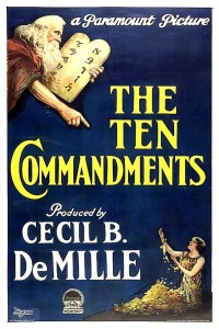 "Los diez mandamientos", Cecil B. DeMille, 1923