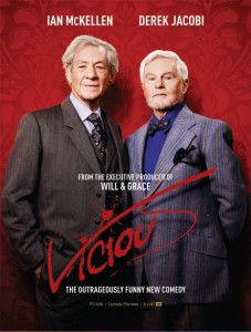 Jacoby (derecha) y McKellen exhiben su talento interpretativo en "Vicious"