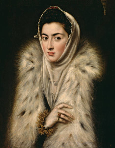 El Greco compuso uno de los mejores retratos femeninos de la Historia con "La dama de armiño"/ Photo Credits: Museo del Prado