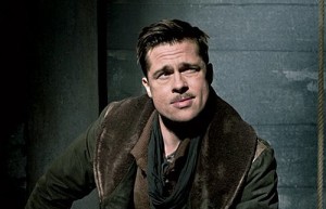 Brad Pitt ya transitó figuradamente el frente europeo de la Segunda Guerra Mundial, en "Malditos bastardos"