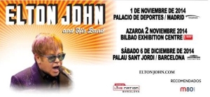 Elton John inició su gira española en Madrid, el pasado sábado 1 de noviembre