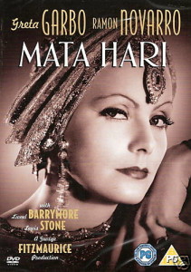 Greta Garbo se caracterizó como Mata Hari en 1931