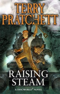 "Raising Steam" es el título de la última entrega de Mundodisco redactada por Terry Pratchett